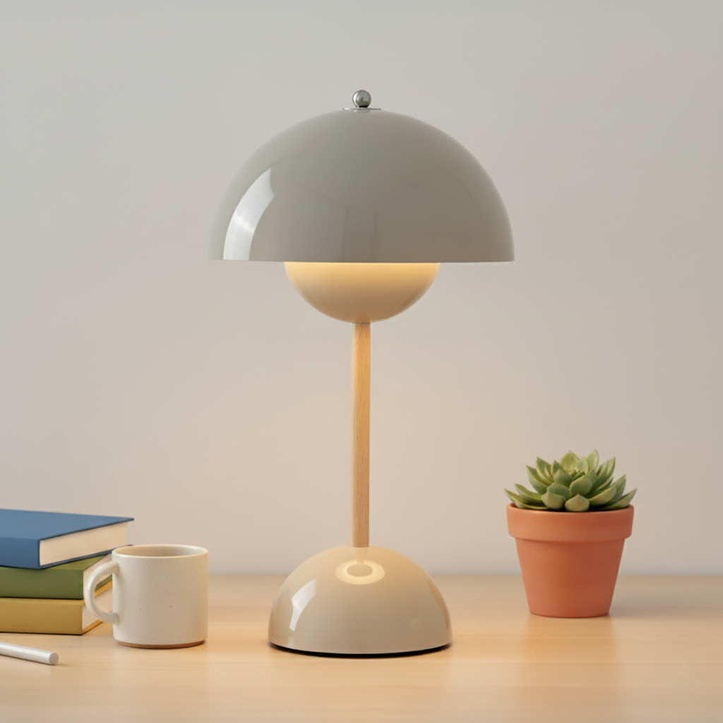 NordicNest Scandinavian Table Lamp | Modern Dimmable Design